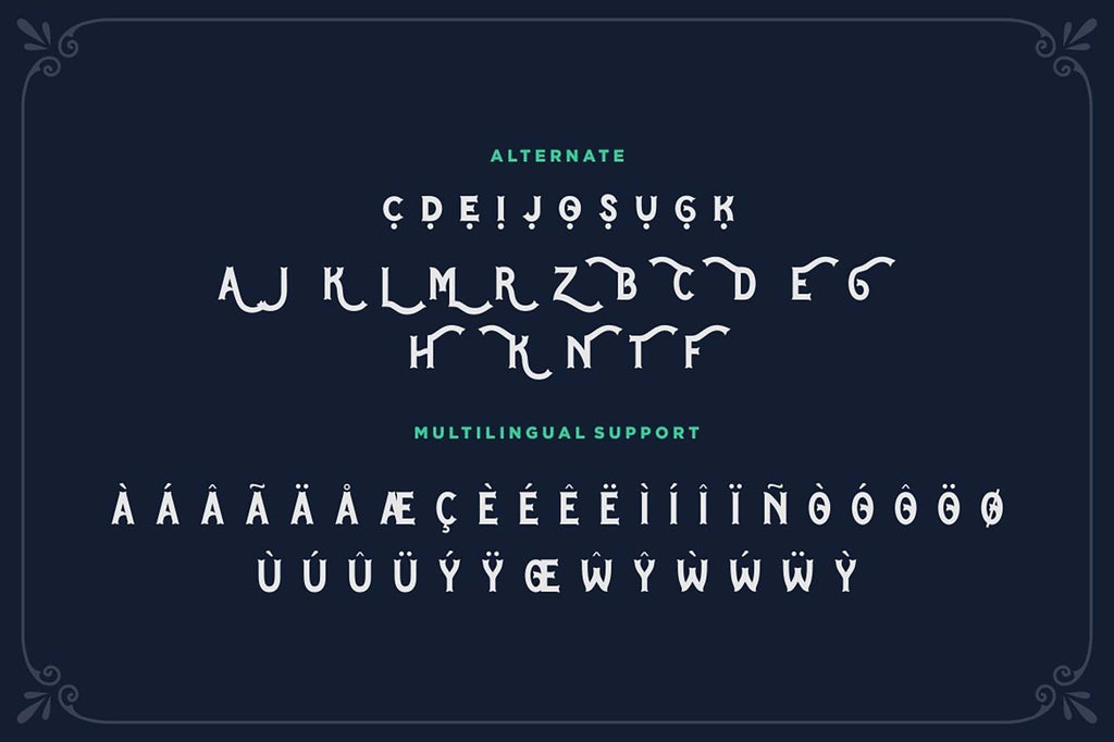 Blue Spirits Display Font