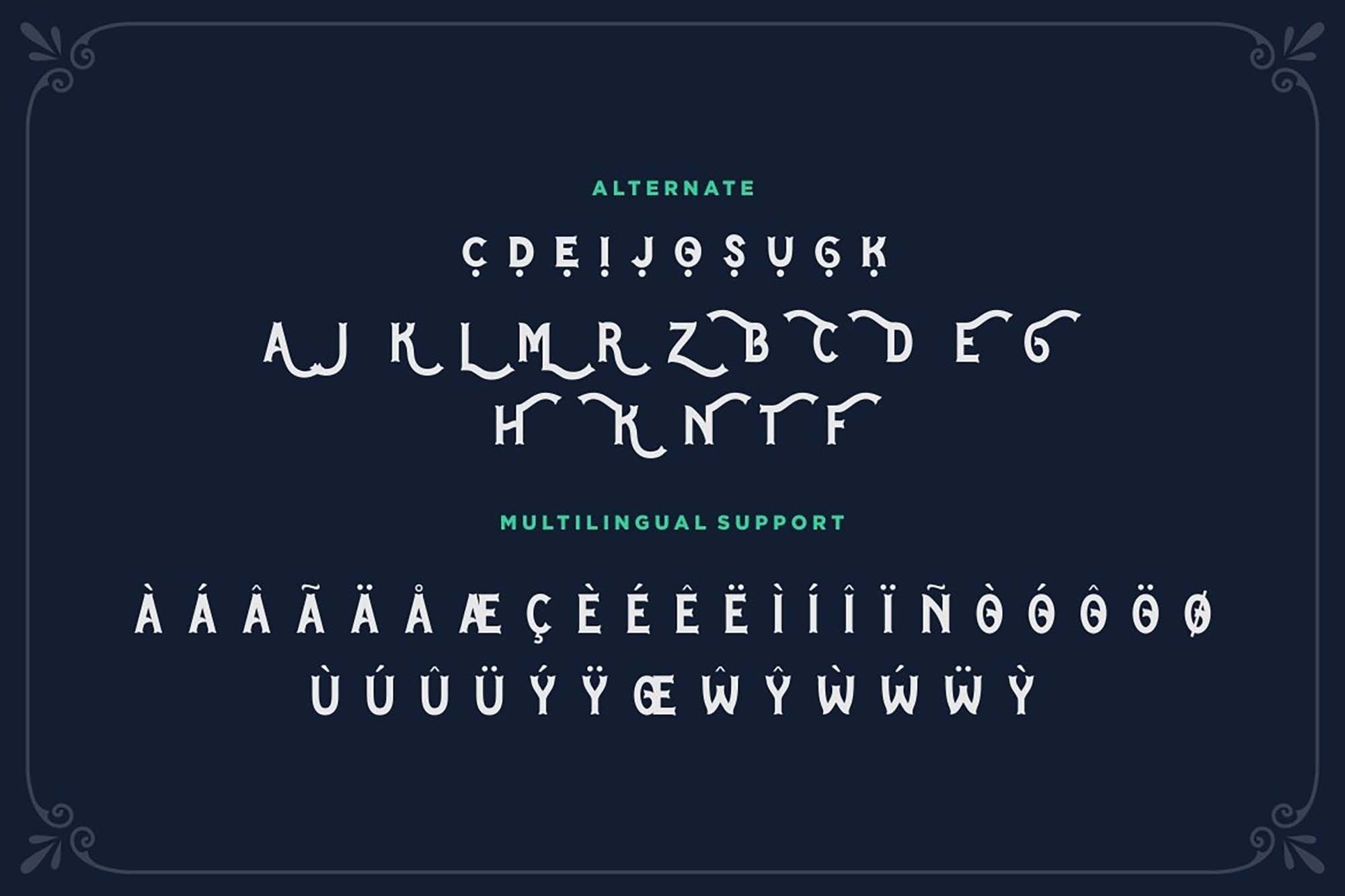 Blue Spirits Display Font